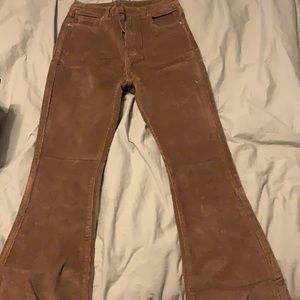 Corduroy flare pants